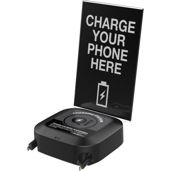 Chargetech Chargetech Charging Hub W/Wireless Pad. Perfect Fit For Desk, Table,  CT-300017